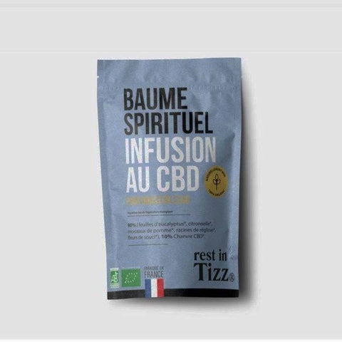 INFUSION BIO AU CBD BAUME SPIRITUEL | REST IN TIZZ® Thé et infusions Herbalcura France 