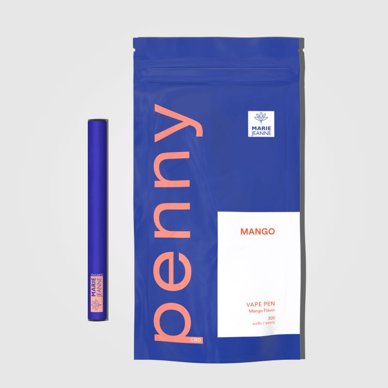 VAPE PEN PENNY MANGO | MARIE JEANNE - Un incontournable du CBD Herbalcura France VAPE PEN PENNY MANGO | MARIE JEANNE - Un incontournable du CBD Herbalcura France