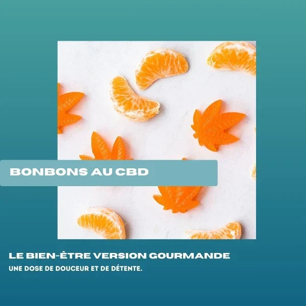 image de bonbons au CBD 