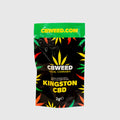 Fleur de CBD Kingston Outdoor de CBWEED en sachet de 2g, riche en cannabinoïdes naturels et conforme avec un THC inférieur à 0,2%.