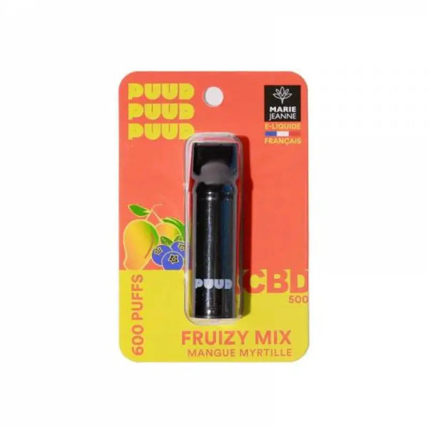 Cartouche PUUD CBD Fruizy Mix Marie Jeanne 600 puffs