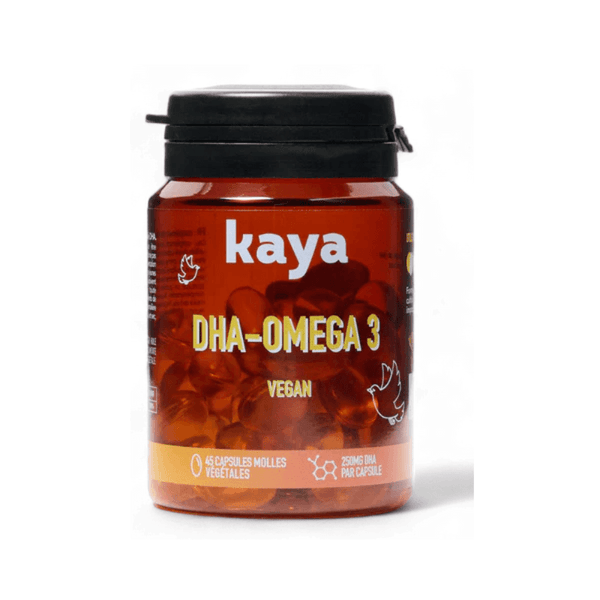 Complément DHA Oméga 3 végane Kaya, 46 capsules