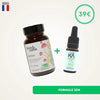 FORMULE ZEN - Le combo ultime du cbd et du champignon reishi, comprenant un flacon d'huile CBD 10% et un pot de poudre de champignon Reishi bio, idéal pour réduire le stress et l'anxiété.