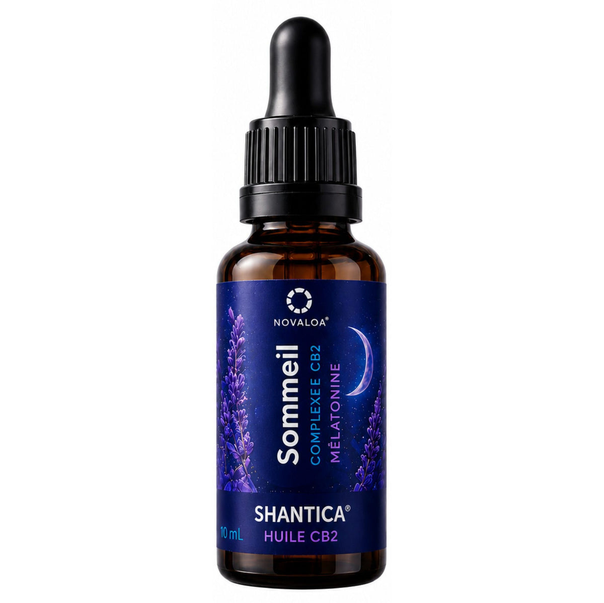 HUILE SOMMEIL COMPLEXE CB2® + MELATONINE | NOVALOA – 20% OU 40%