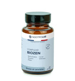 Flacon de Complexe Biozen I Relaxant naturelle à base de plantes, 60 gélules anti-stress à base d’eschscholtzia, guarana et valériane.