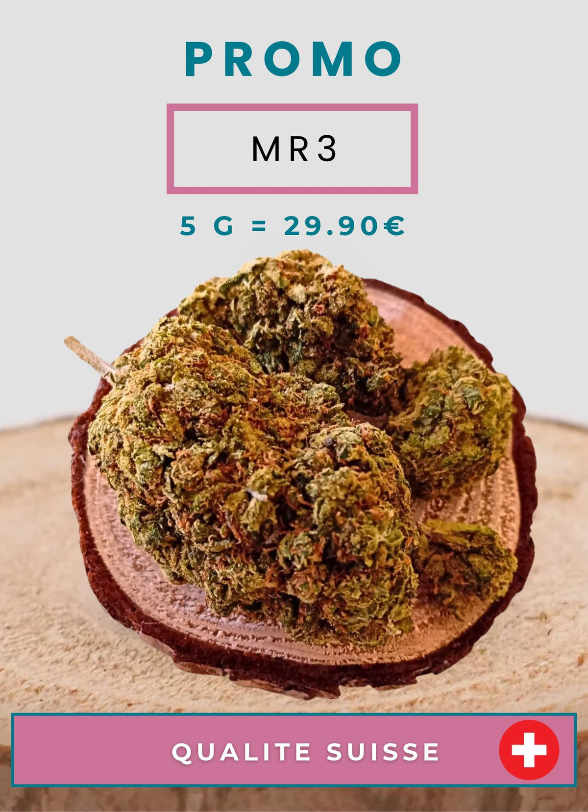 PROMO MR3 – FLEUR DE CBD INDOOR SUISSE 5 g A INFUSER