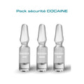 Pack Sécurité Cocaïne - Pureté Cocaïne | Tests Complets avec ampoules NarcoCheck COC, CADU et COP pour dépistage de cocaïne et coupe.