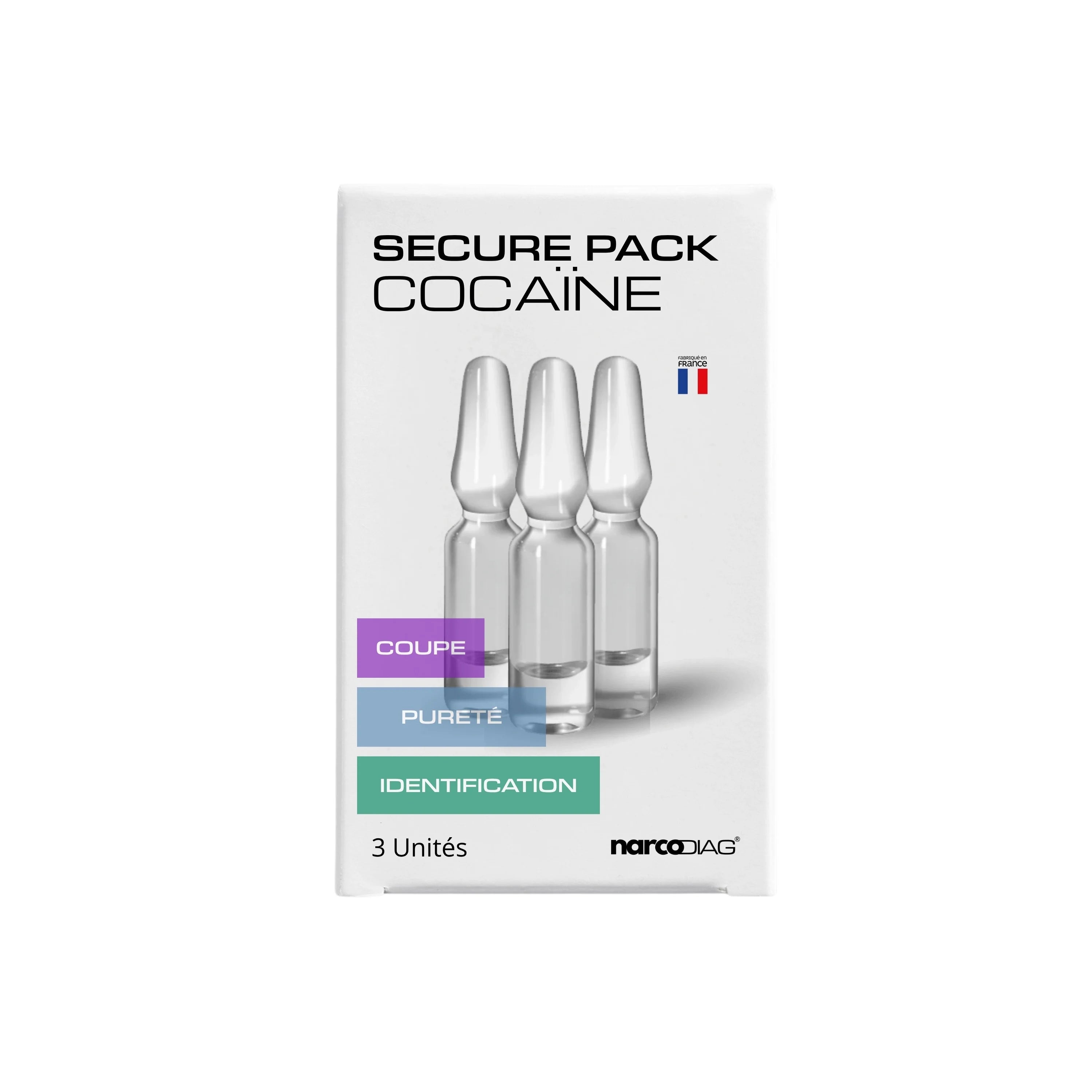 Tests premium Cocaïne - Identification | Pureté | Coupe