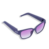 Lunettes de soleil violettes avec compartiment secret