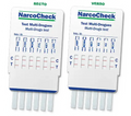 Test urinaire NarcoCheck® Multi-Drogues (12 en 1) avec affichage recto et verso, conçu pour un dépistage rapide et fiable des substances psychoactives.