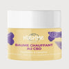 Baume chauffant au CBD Novaloa avec gaulthérie et camphre, conçu pour soulager les douleurs musculaires et favoriser le bien-être naturel.