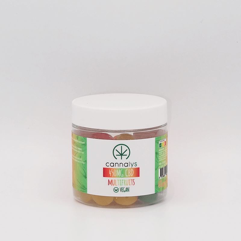 BONBONS MULTIFRUITS AU CBD | CANNALYS® Bonbons et chocolat Herbalcura France 