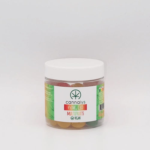 BONBONS MULTIFRUITS AU CBD | CANNALYS® Bonbons et chocolat Herbalcura France 