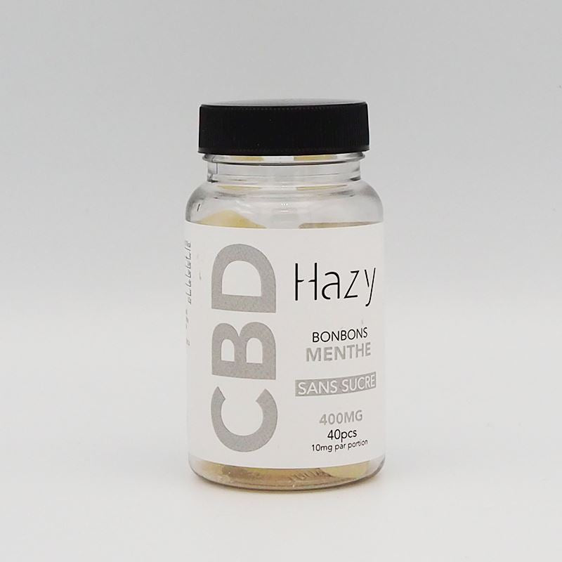 BONBONS SANS SUCRE AU CBD | HAZY® Bonbons et chocolat Herbalcura France Menthe 