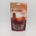Friandises apaisantes au CBD pour moyen chien, saveur bœuf, 100g, Novaloa. Sachet refermable illustré avec une femme et un chien.