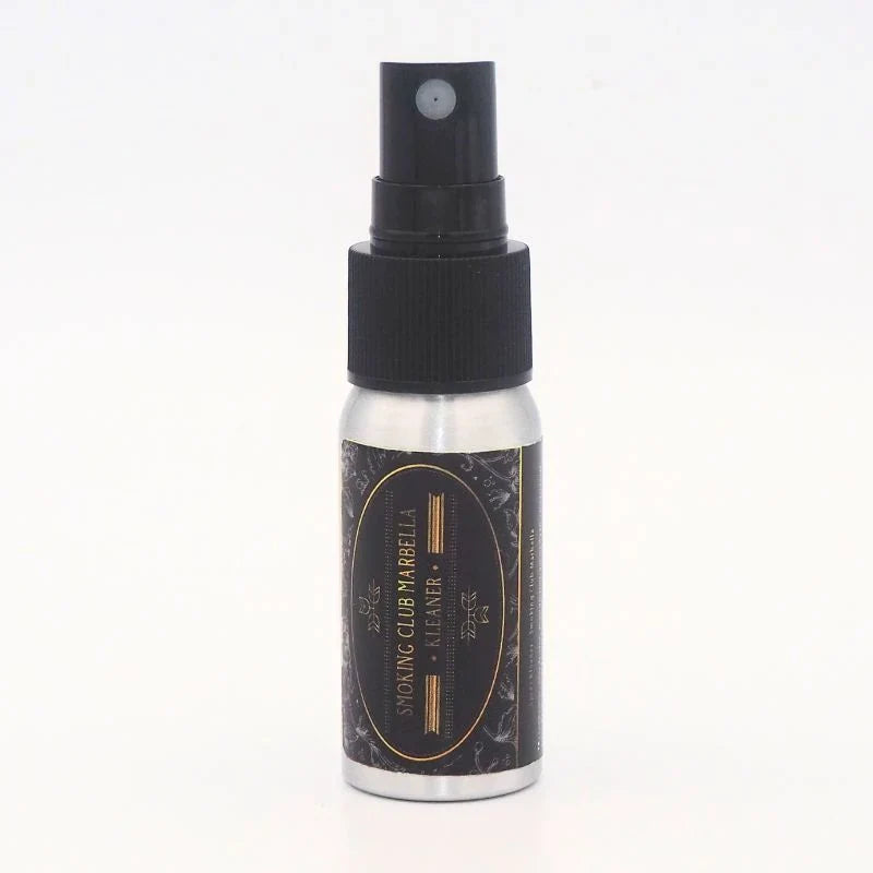 Spray Kleaner Smoking Club Marbella 20ml pour hygiène buccale CBD et THC. Formule naturelle pour éliminer les toxines rapidement.