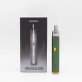 Cigarette électronique DORIC 20 - 1500 mAh par VOOPOO en vert avec emballage élégant. Design compact et autonomie idéale pour E-liquides CBD.