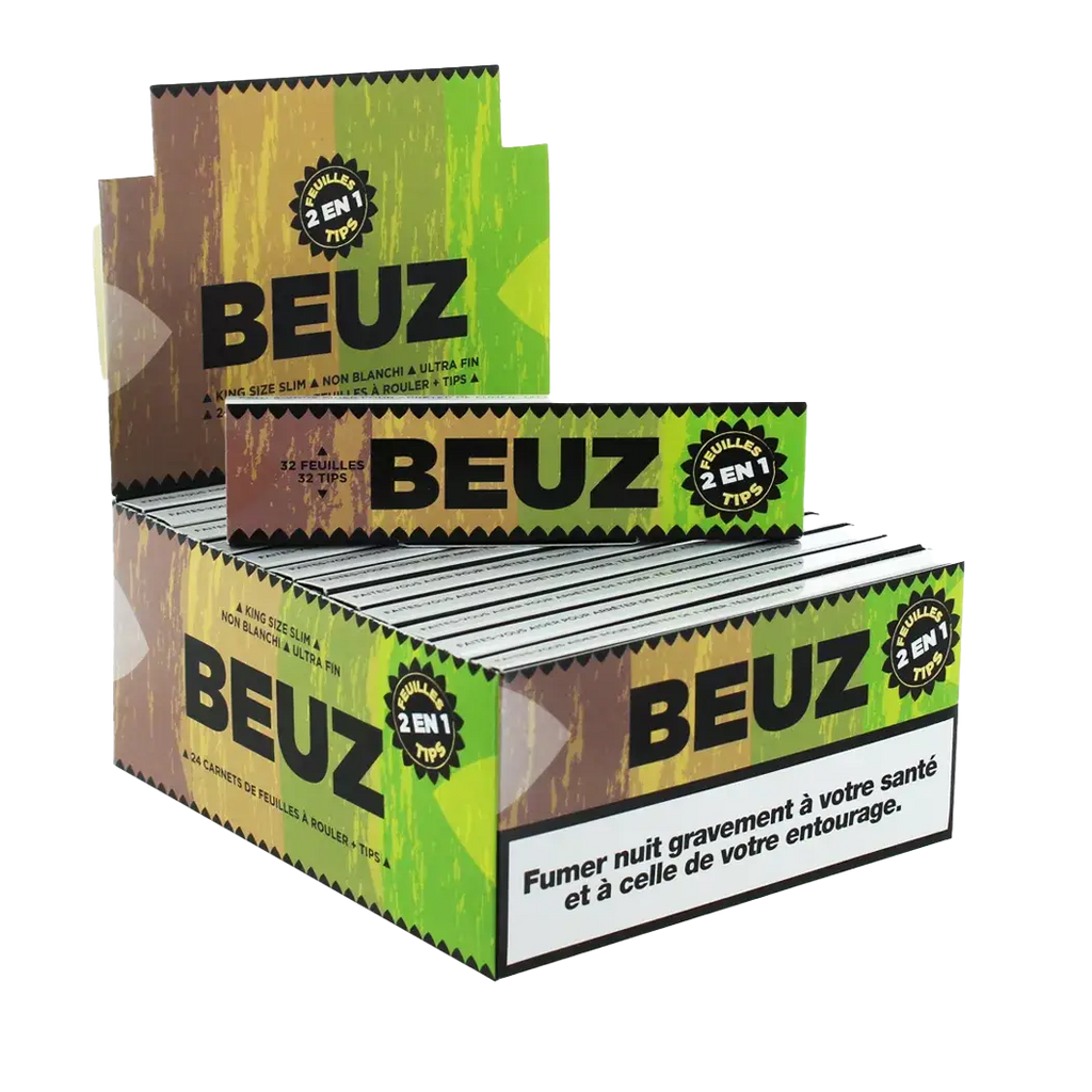 Boîte de feuilles BEUZ non blanchies, king size slim