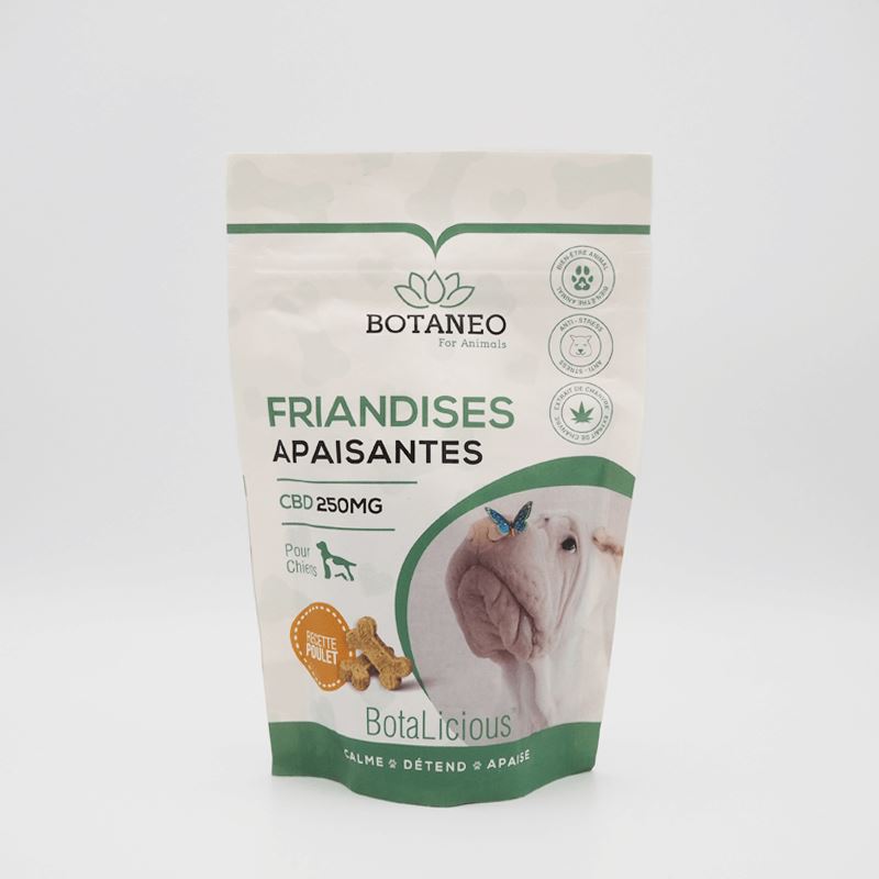 FRIANDISES CHIEN CBD APAISANTES AU POULET BOTANEO Friandises pour chiens Herbalcura France 