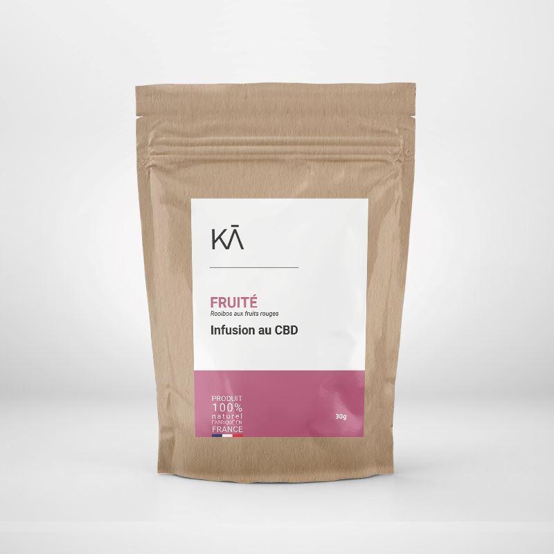 TISANE AU CBD KA ROOIBOS AUX FRUITS ROUGES Thé et infusions Herbalcura France 