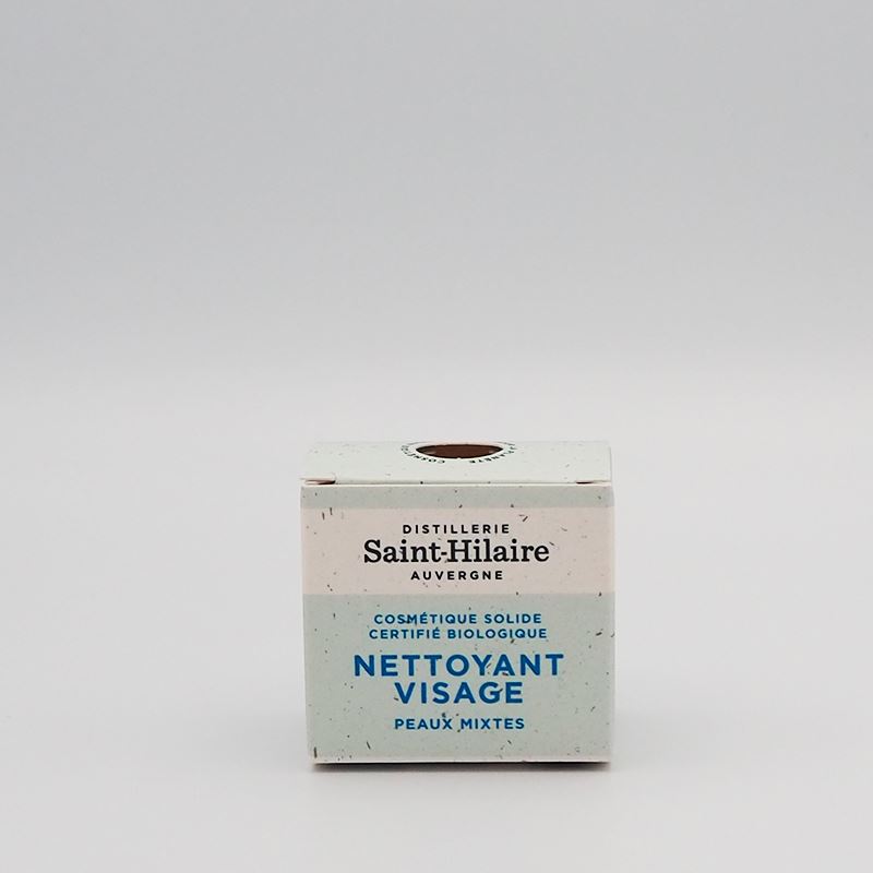 NETTOYANT VISAGE - PEAUX MIXTES - NETTOYANT SOLIDE | DISTILLERIE ST HILAIRE AUVERGNE® Huile Essentielle Chanvre Herbalcura France 