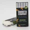 Boîte de 5 pré-rolls CBD Amnésia Smooth Company, 100% naturel, sans tabac ni nicotine, pour relaxation et sevrage. Discrétion garantie.