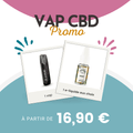 Pack CBD Vape Mini Fit Pod avec E-liquide Greeneo, compact et discret, idéal pour vapoter CBD. Offre promotionnelle à partir de 16,90 €.