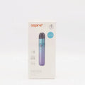 Cigarette électronique FLEXUS Q - ASPIRE en coloris Sierra Blue, avec recharge rapide Type-C et puissance 15W, idéale pour vapoteurs.