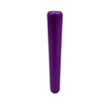 Tube de protection pré roll CBD en aluminium violet avec bouchon, idéal pour transporter et conserver les ouvrages de CBD en toute sécurité.